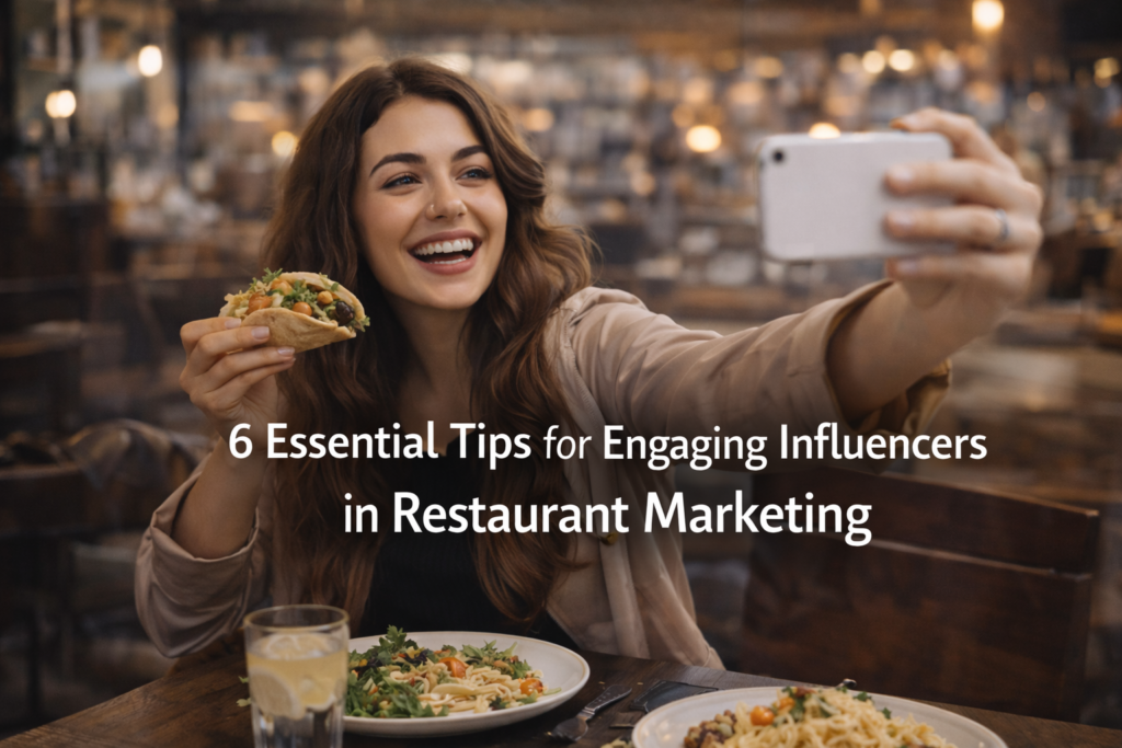 influencer taking selfie with a taco