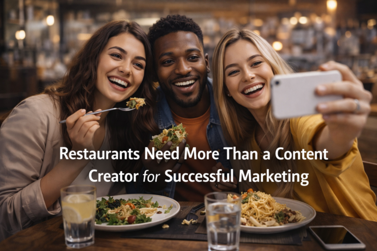 content creator restaurant marketing